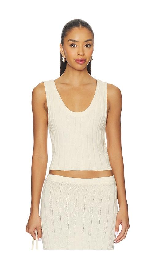 SNDYS Baha Tank Top in Cream by SNDYS