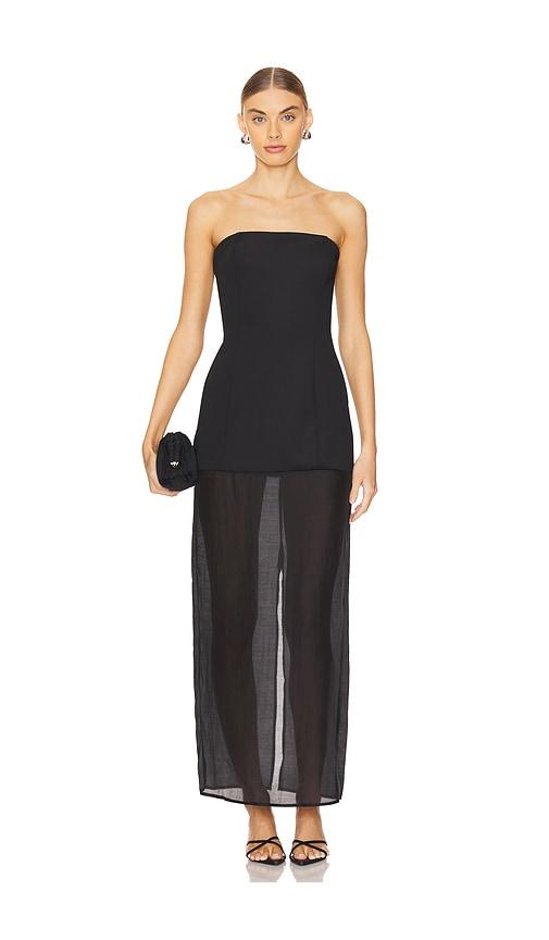 SNDYS Chloe Sheer Dress in Black by SNDYS