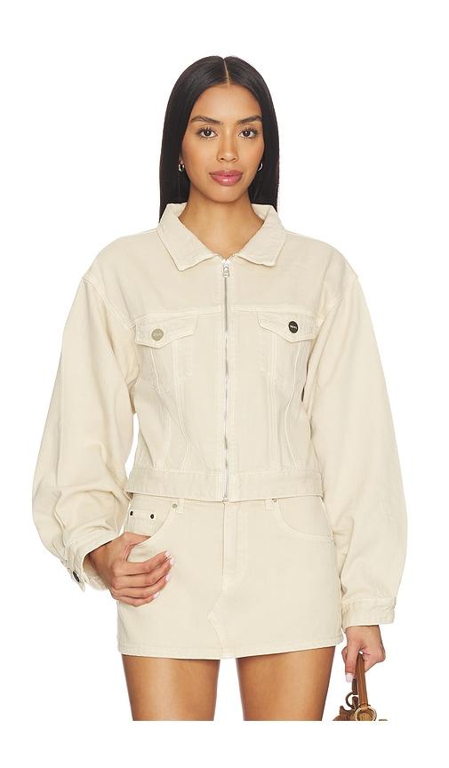 SNDYS Cole Denim Jacket in Tan by SNDYS