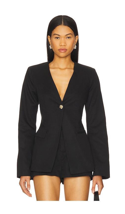 SNDYS Emilie Fitted Blazer in Black by SNDYS