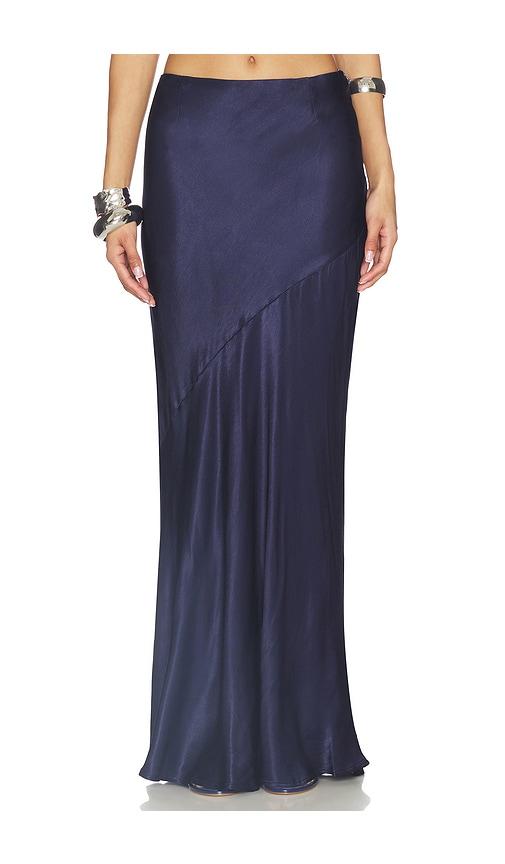 SNDYS Junie Maxi Skirt in Navy by SNDYS