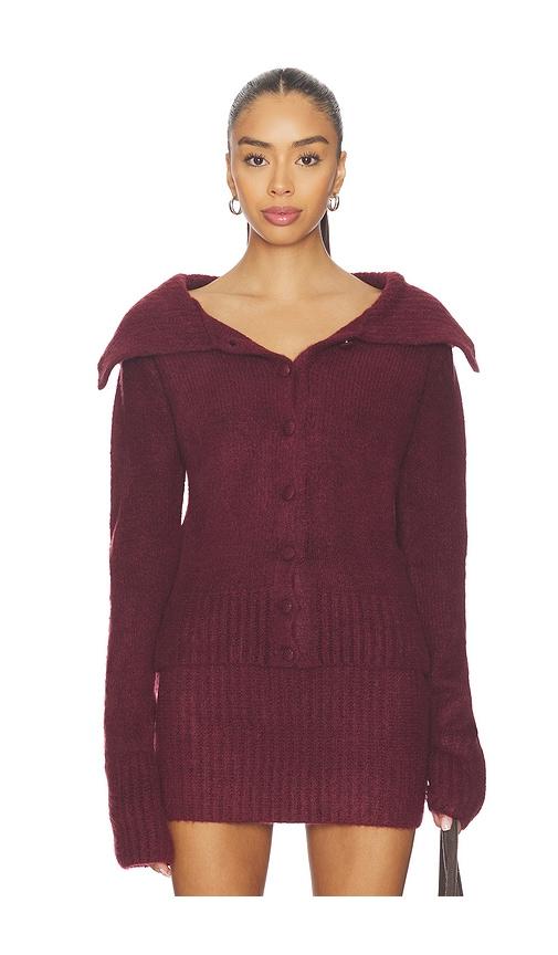 SNDYS Kenni Knit Top in Wine by SNDYS