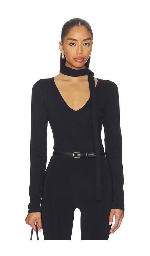 SNDYS Kimmy Knit Top in Black by SNDYS