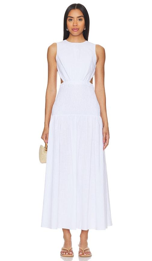 SNDYS Lottie Dress in White by SNDYS