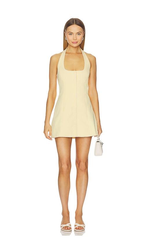 SNDYS Lyns Halterneck Dress in Yellow by SNDYS