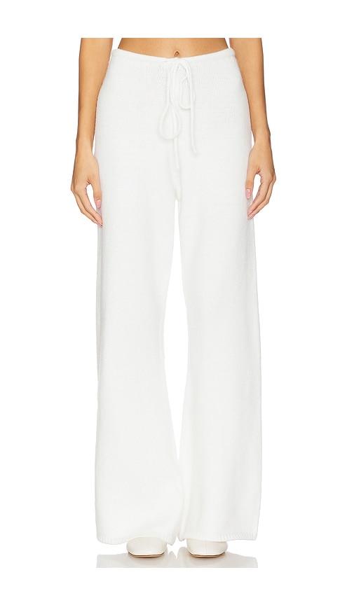 SNDYS Maja Knit Pant in White by SNDYS