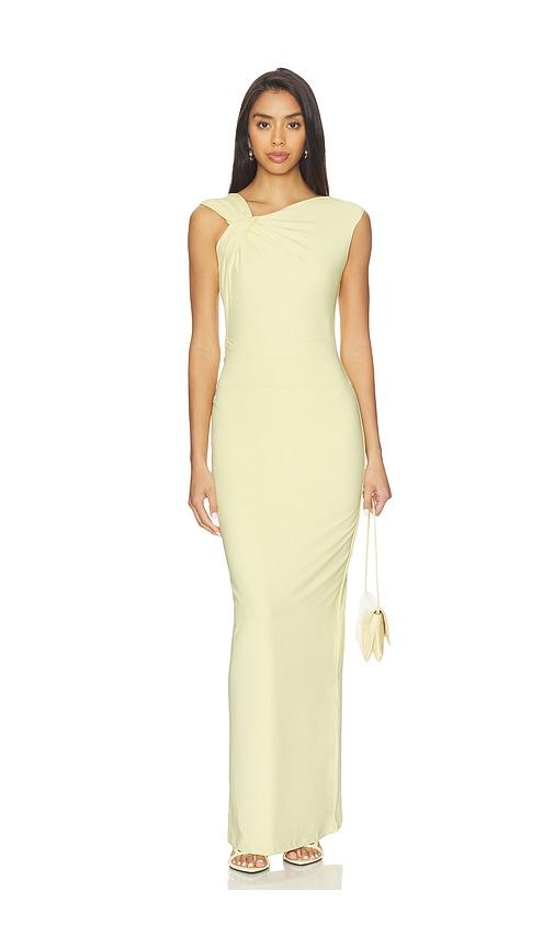 SNDYS Mariella Jersey Maxi Dress in Lemon by SNDYS