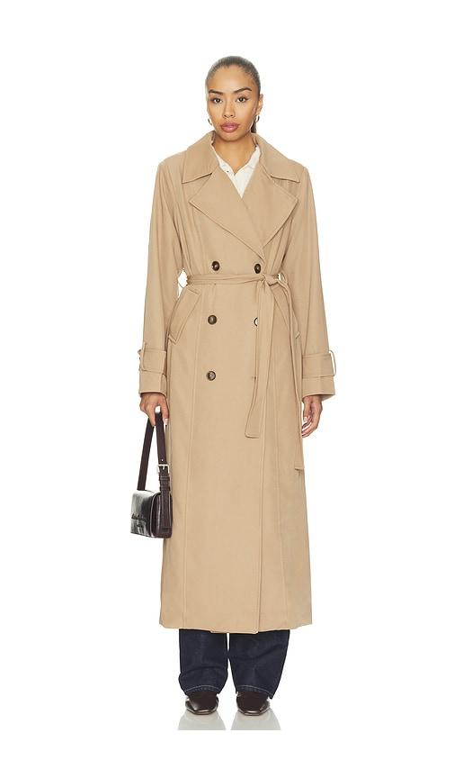 SNDYS Mikkel Trench Coat in Tan by SNDYS