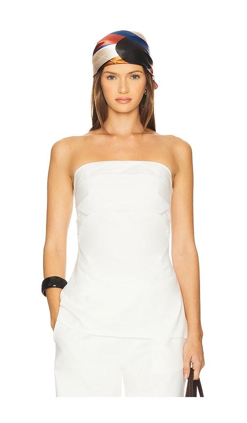 SNDYS Mimi Longline Top in White by SNDYS