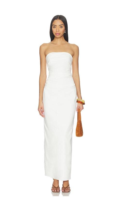 SNDYS Mimi Maxi Dress in White by SNDYS