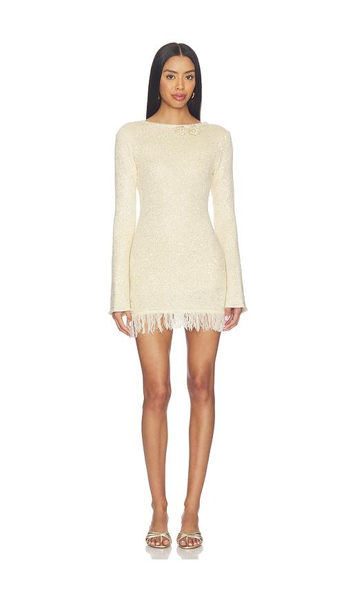 SNDYS Monroe Multiway Knit Mini Dress in Beige by SNDYS