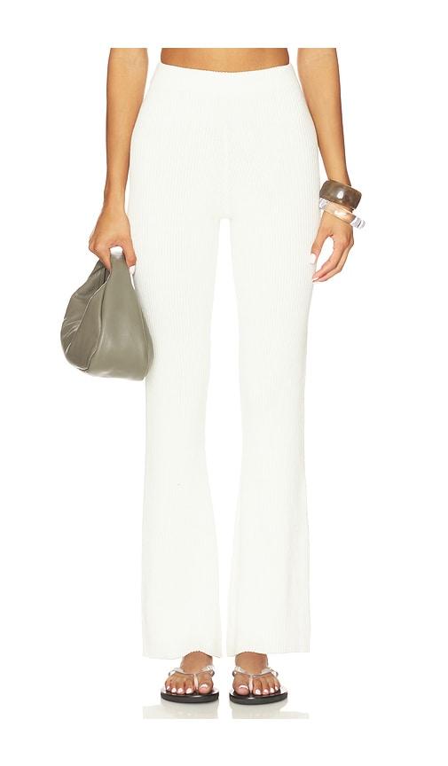 SNDYS North Knit Pant in White by SNDYS