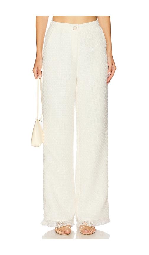 SNDYS Piper Suit Pant in White by SNDYS