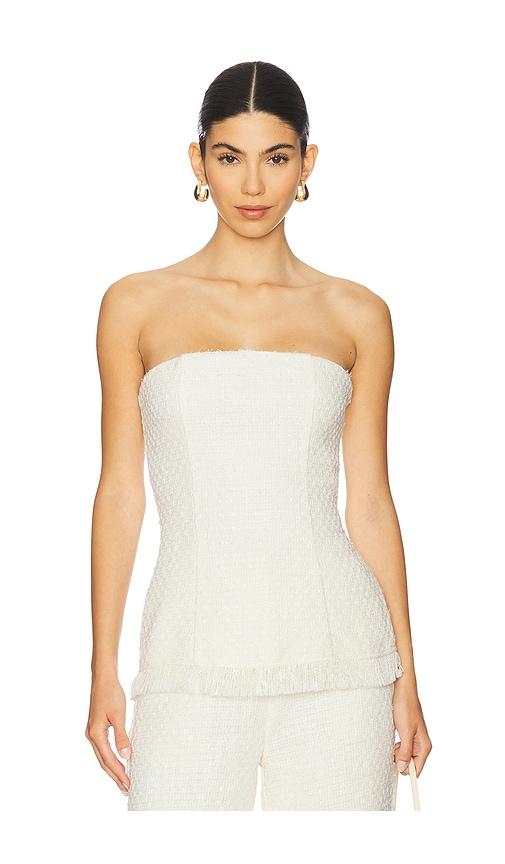 SNDYS Piper Top in White by SNDYS