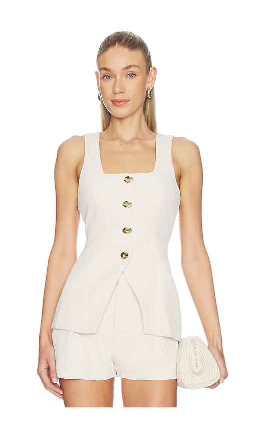 SNDYS Remmi Vest in Cream by SNDYS