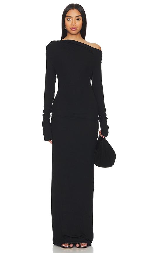 SNDYS Reyna Maxi Dress in Black by SNDYS