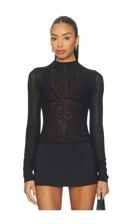 SNDYS Rhea Lace Top in Black by SNDYS