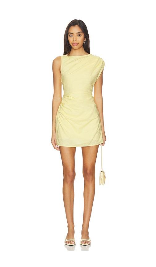 SNDYS Saskia Mini Dress in Lemon by SNDYS