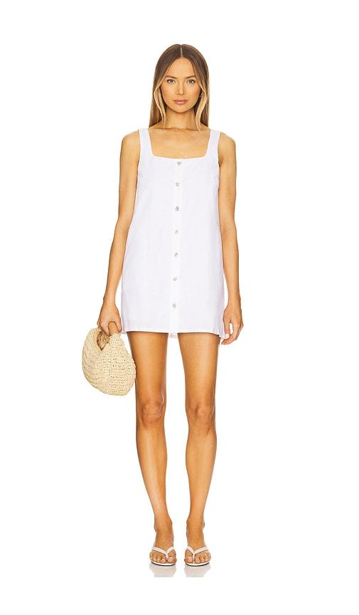 SNDYS Shelley Dress in White by SNDYS