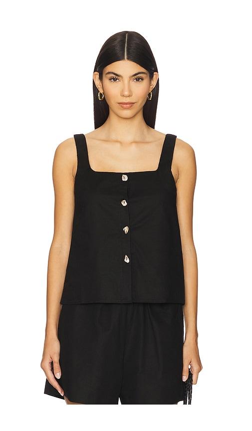 SNDYS Shelley Top in Black by SNDYS