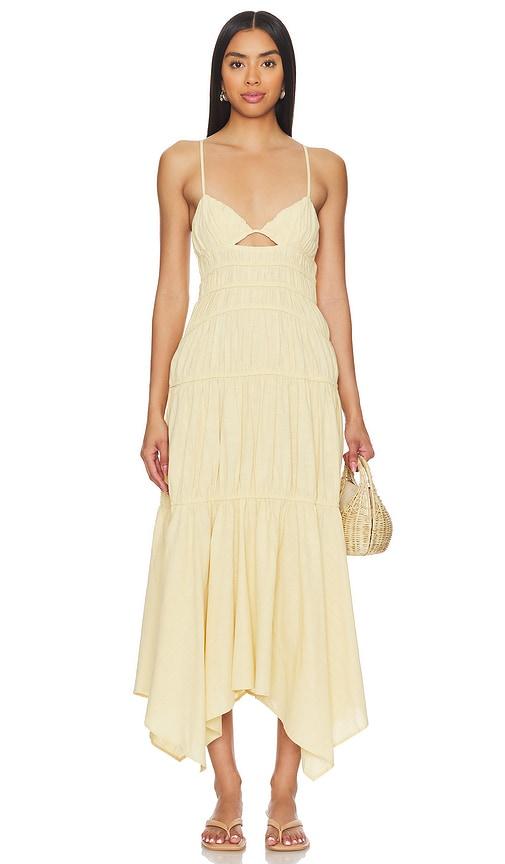 SNDYS Tahlia Dress in Yellow by SNDYS