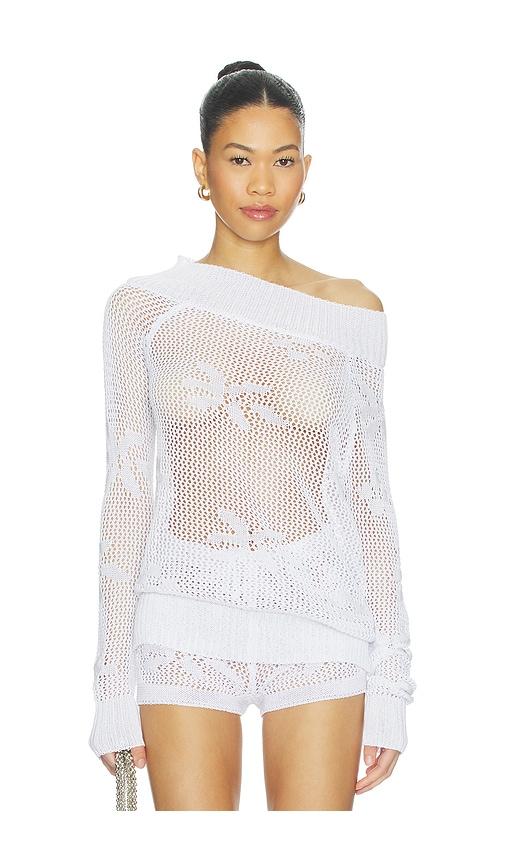 SNDYS Terra Knit Top in White by SNDYS