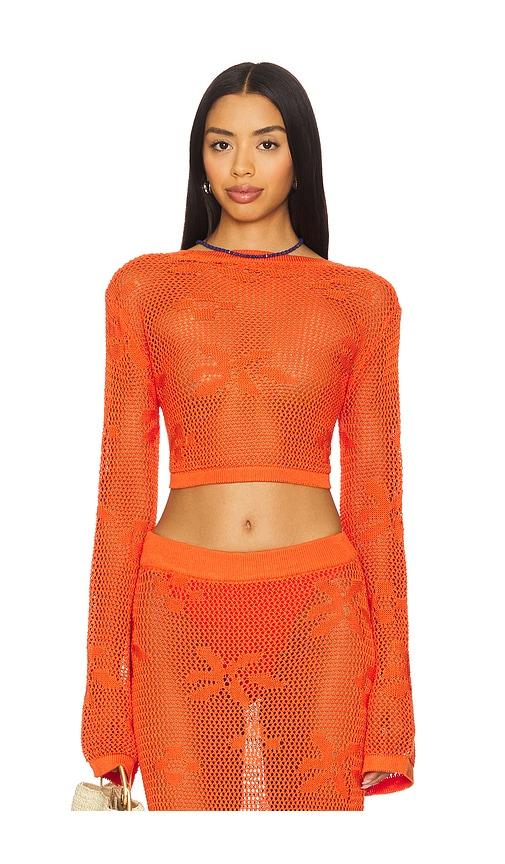 SNDYS Terra Reversible Top in Orange by SNDYS