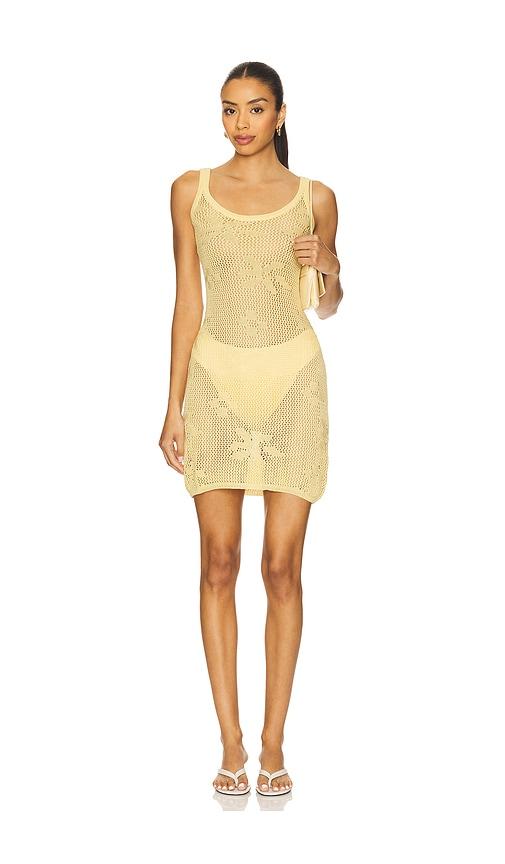 SNDYS Terrina Mini Dress in Lemon by SNDYS