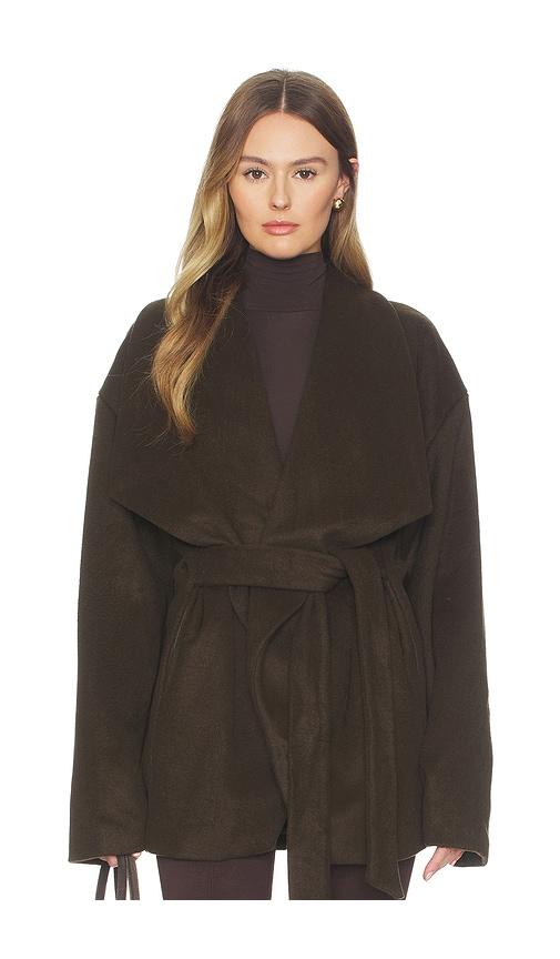 SNDYS Tiarne Wool Jacket in Chocolate by SNDYS