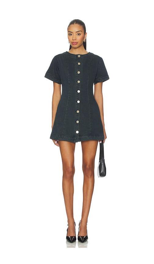 SNDYS Tilla Denim Mini Dress in Blue by SNDYS