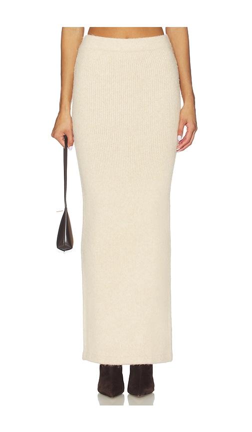 SNDYS Winnie Maxi Skirt in Cream by SNDYS