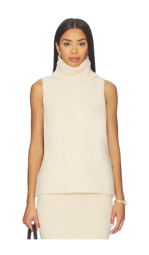 SNDYS Winnie Sleevless Knit Top in Cream by SNDYS