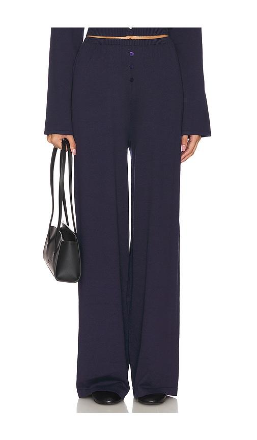 SNDYS X REVOLVE August Button Pants in Navy by SNDYS