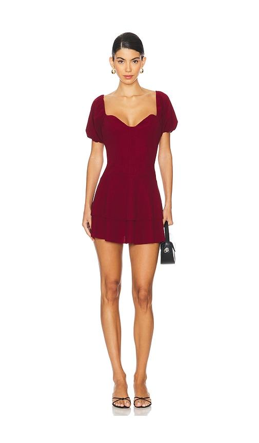 SNDYS x REVOLVE Barcelona Dress in Burgundy by SNDYS