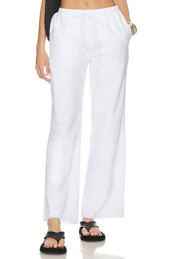 SNDYS x REVOLVE Linen Pants in White by SNDYS
