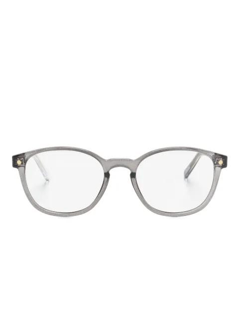 Radetzky square-frame clip-on glasses by SNOB