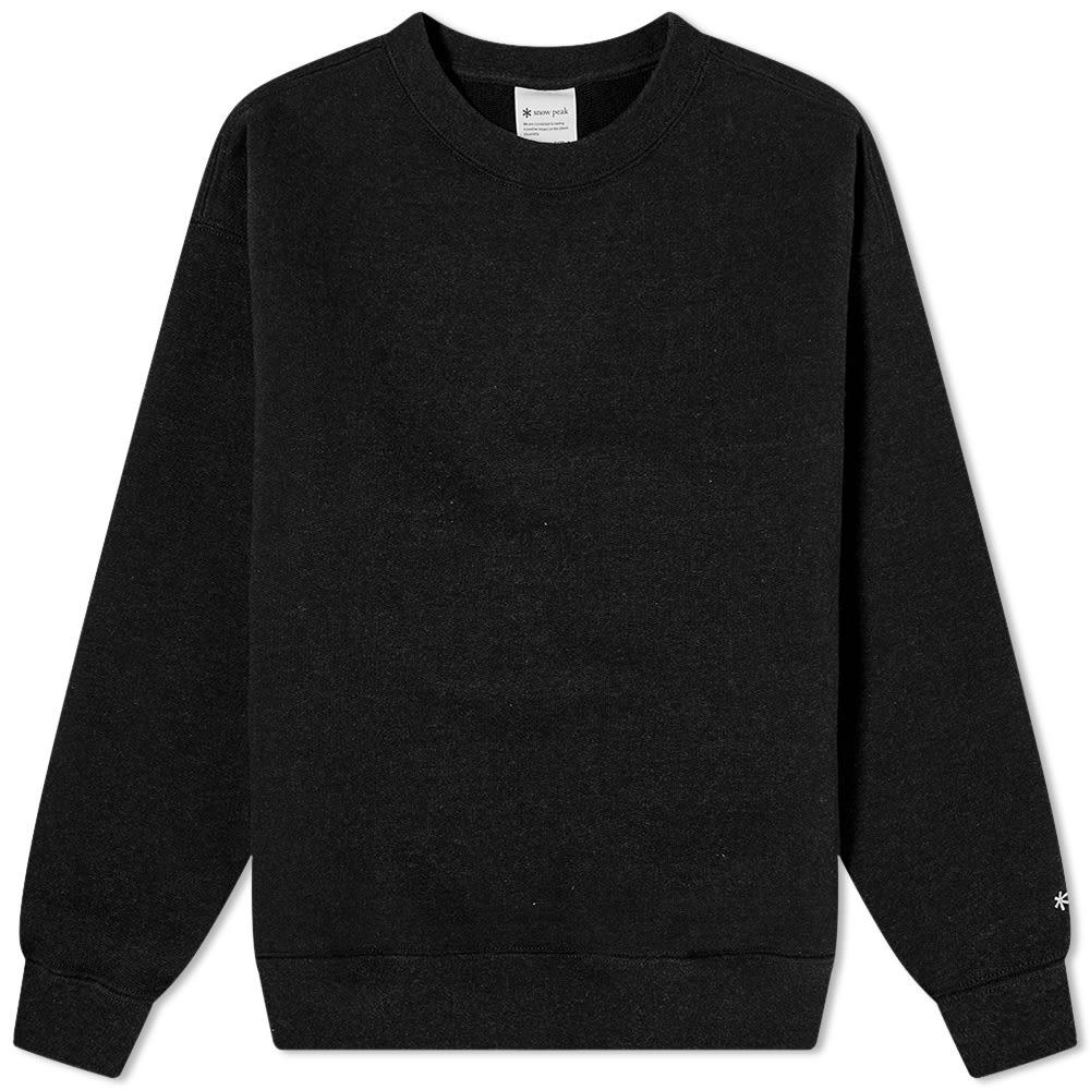 Snow Peak Recycled Cotton Crew Neck Sweat by SNOW PEAK