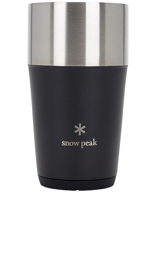 Snow Peak Shimo Tumbler 470 in Black by SNOW PEAK