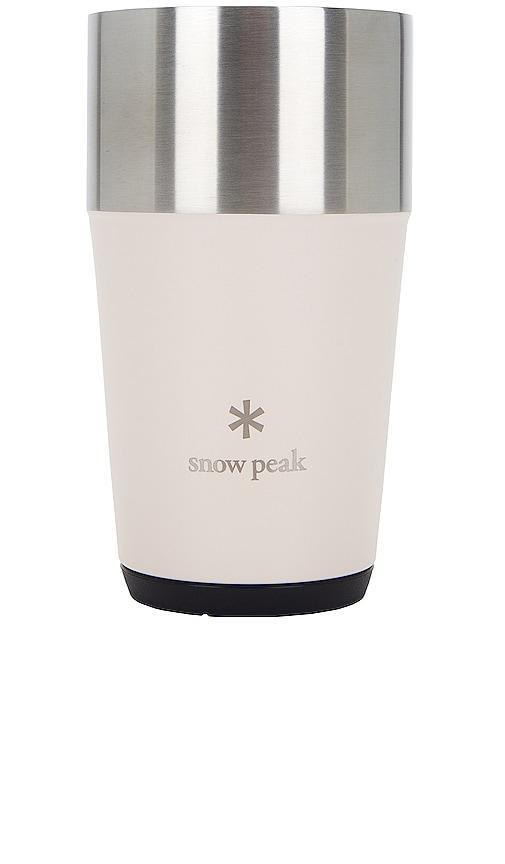 Snow Peak Shimo Tumbler 470 in Tan by SNOW PEAK