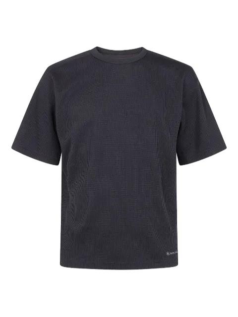 embroidered ribbed T-shirt by SNOW PEAK