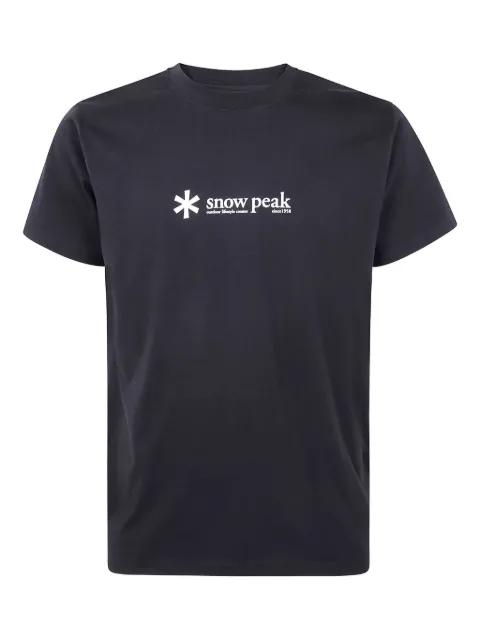 logo-print T-shirt by SNOW PEAK