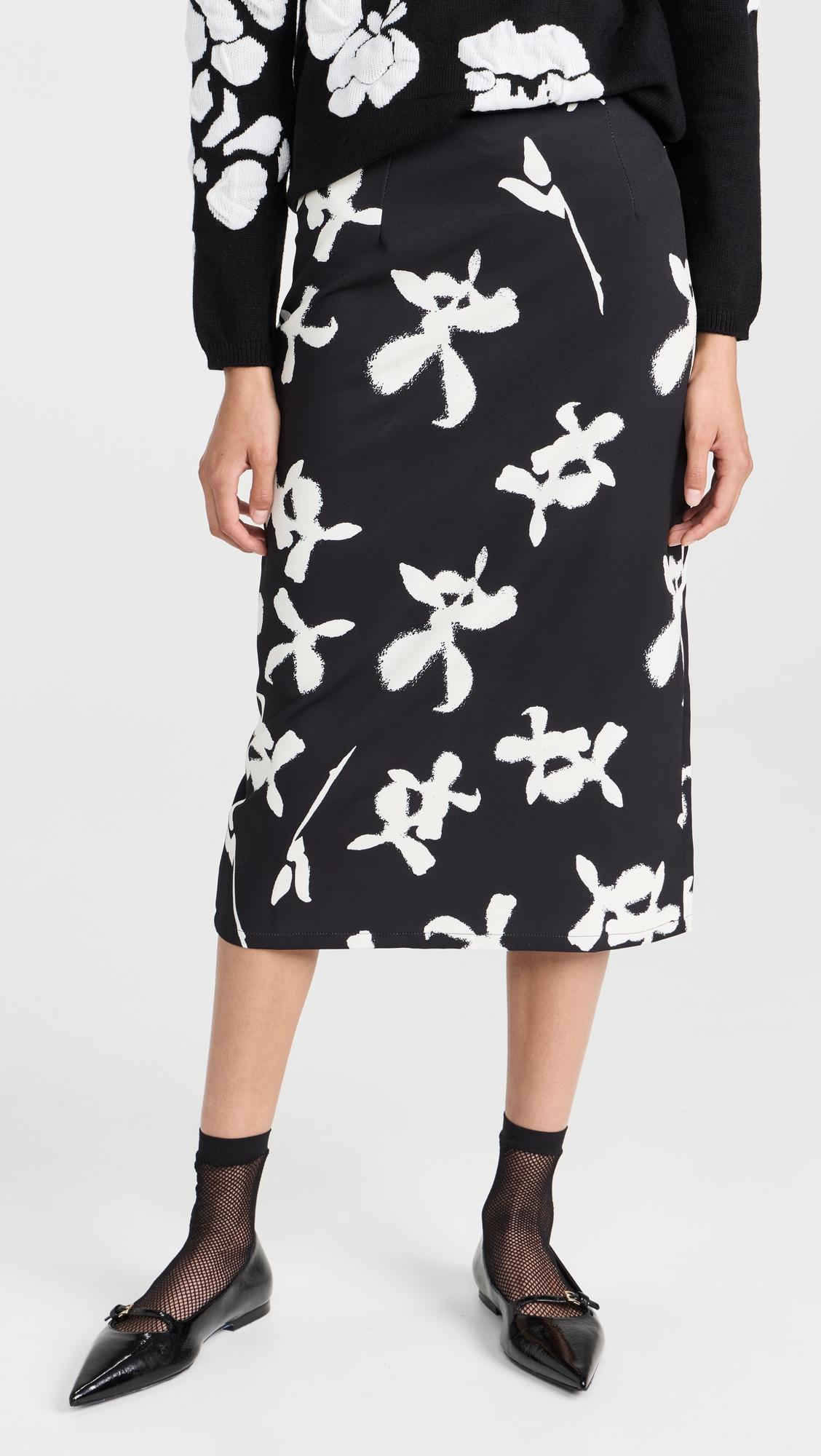 Asymmetric A-Line Skirt by SNOW XUE GAO