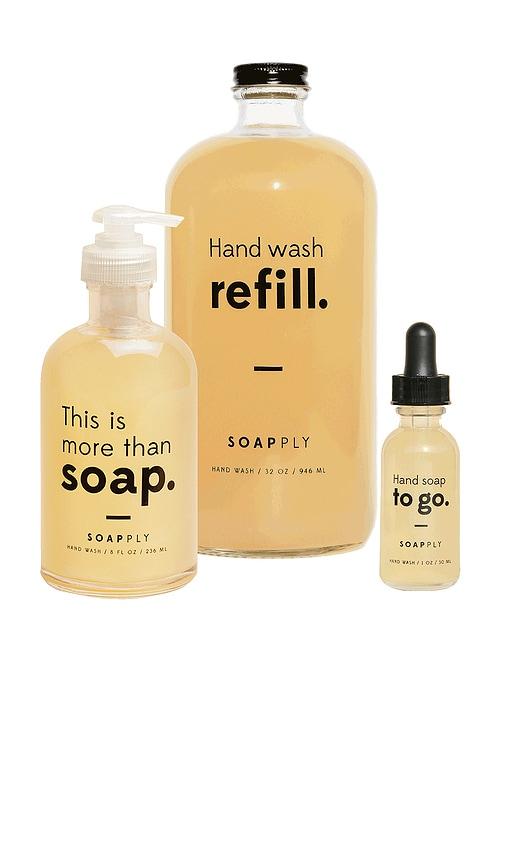 Soapply The Starter Set in Clear Bottles by SOAPPLY