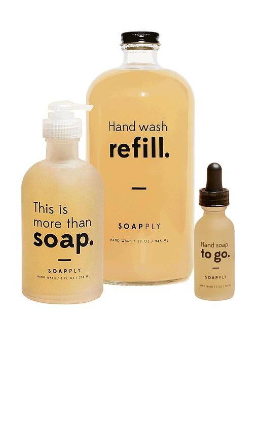 Soapply The Starter Set in Frosted Bottles by SOAPPLY