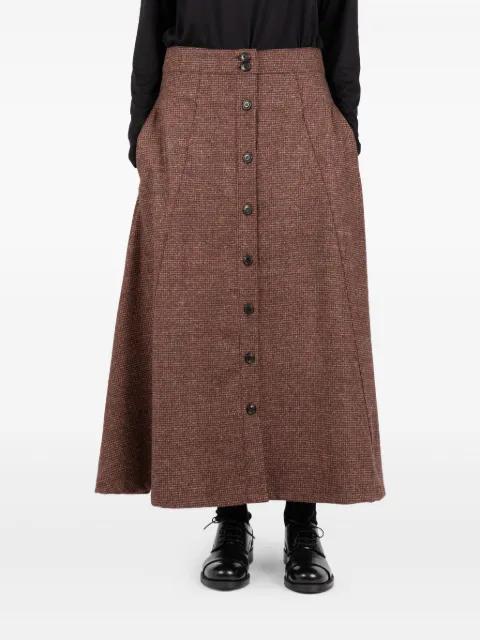Alex tweed midi skirt by SOCIETE ANONYME
