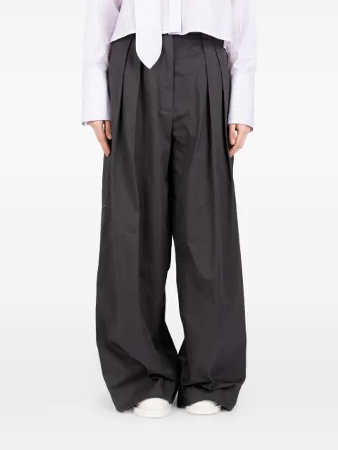 Andy pleated wide trousers by SOCIETE ANONYME
