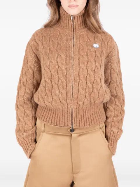Bia cable-knit zip-up cardigan by SOCIETE ANONYME