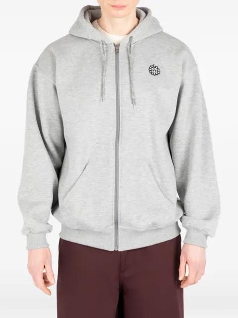 drawstring zip hoodie by SOCIETE ANONYME