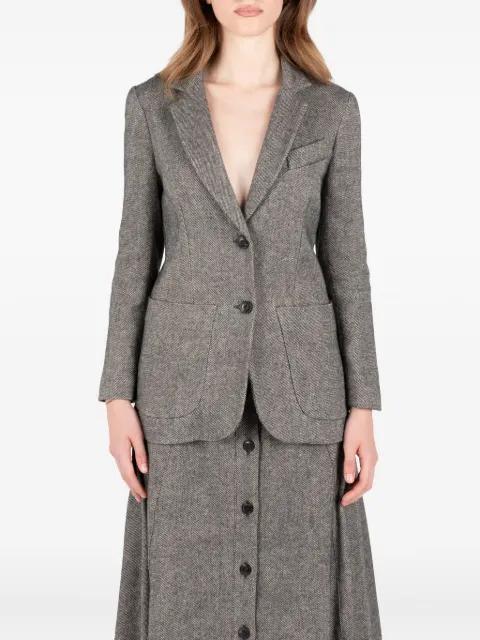 herringbone-pattern jacket by SOCIETE ANONYME
