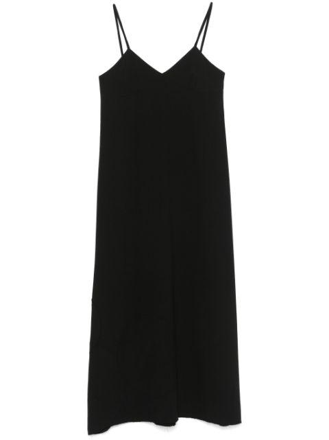 patch-detail midi dress by SOCIETE ANONYME